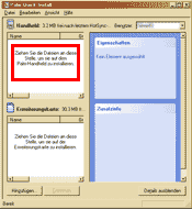 Installation auf den Palm ber QuickInstall